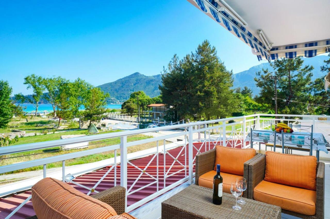 L&K Apartment Golden Beach Chrysi Ammoudia ภายนอก รูปภาพ